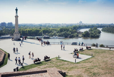 Panorama Belgrad Noel Pazarı