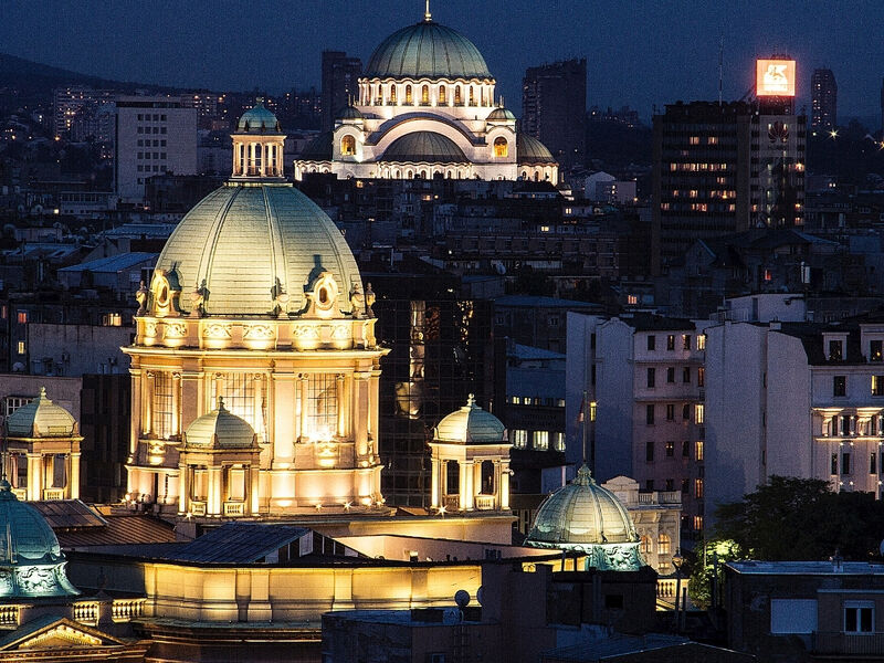 Panorama Belgrad Noel Pazarı